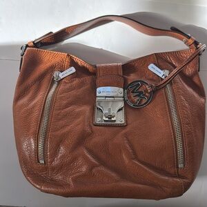 Michael Kors Brown Leather Hobo Bag Very good condition !
